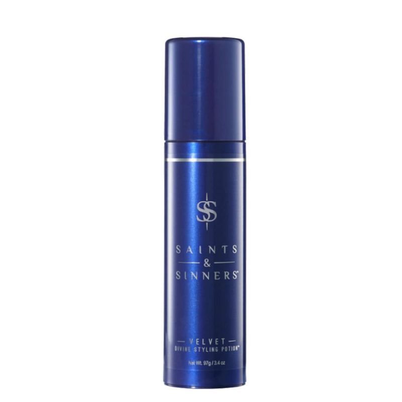 Saints & Sinners Velvet Divine Hair Styling Potion - Moisturizing Thermal Protectant and Smoothing Hair Cream for Dry, Frizzy Hair (3.4 oz) - Reverse Generation
