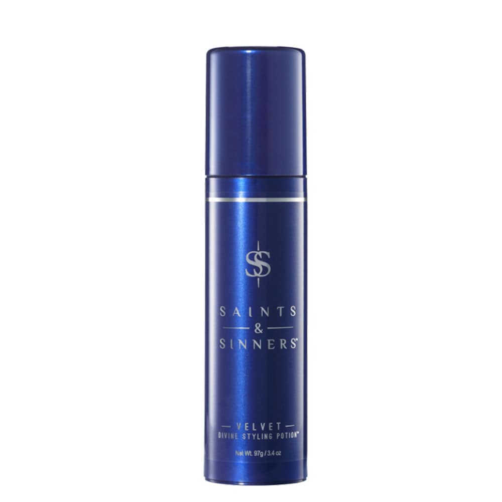 Saints & Sinners Velvet Divine Hair Styling Potion - Moisturizing Thermal Protectant and Smoothing Hair Cream for Dry, Frizzy Hair (3.4 oz) - Reverse Generation
