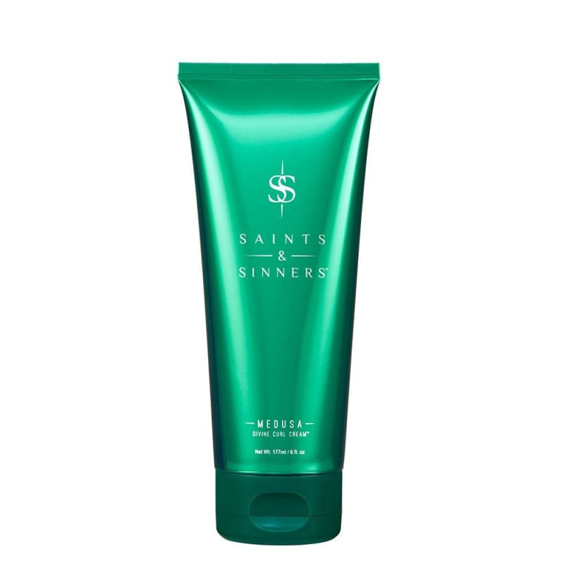Saints and Sinners Medusa Divine Curl Cream, for Curly, Wavy, Natural Hair 6 oz organic - Reverse Generation