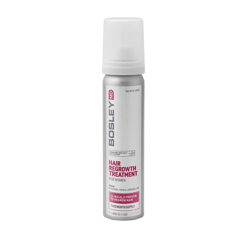 Bosley MD Women's Extra Strength Minoxidil %5 Topical Foam 2 Month Supply, 2-oz size - Reverse Generation Established in 2008