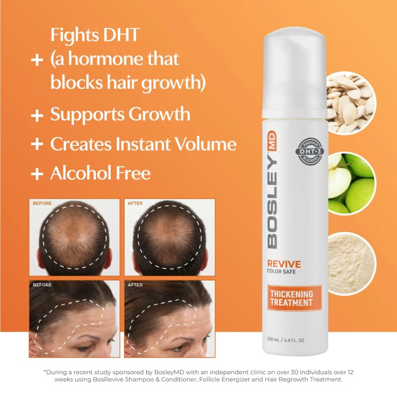Bosley MD Color Safe Thickening Treatment, 6.8-oz Regrowth - Reverse Generation Established in 2008