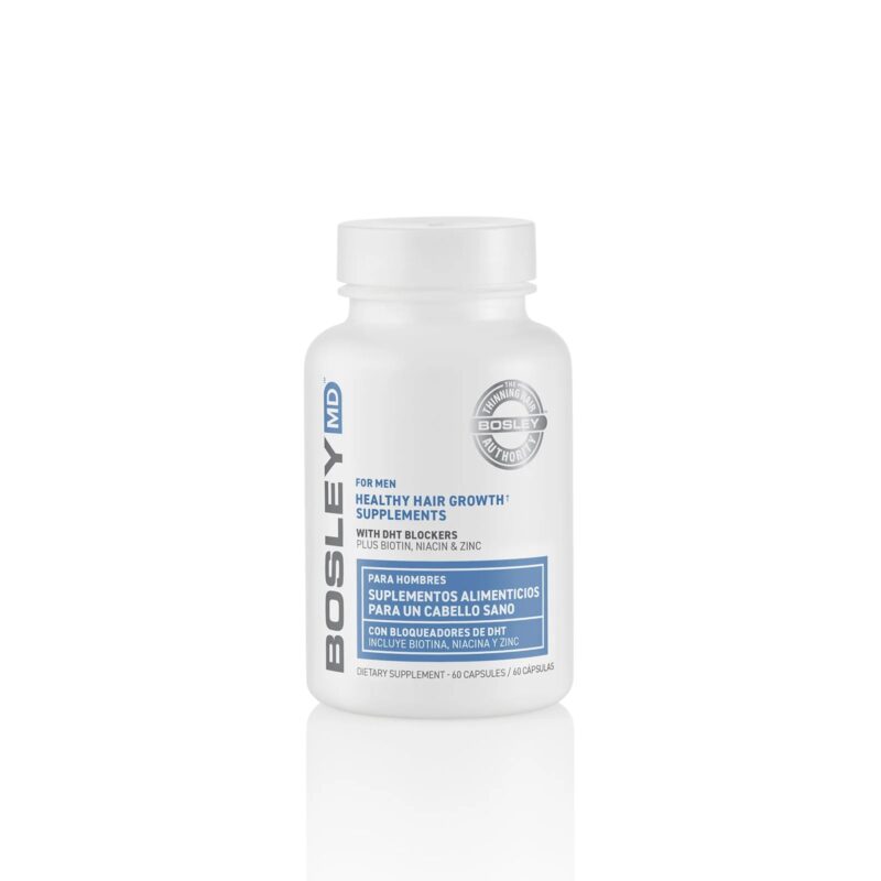 Bosley MD Men's Healthy Hair Growth Supplements, 60 - Capsules - Reverse Generation Established in 2008