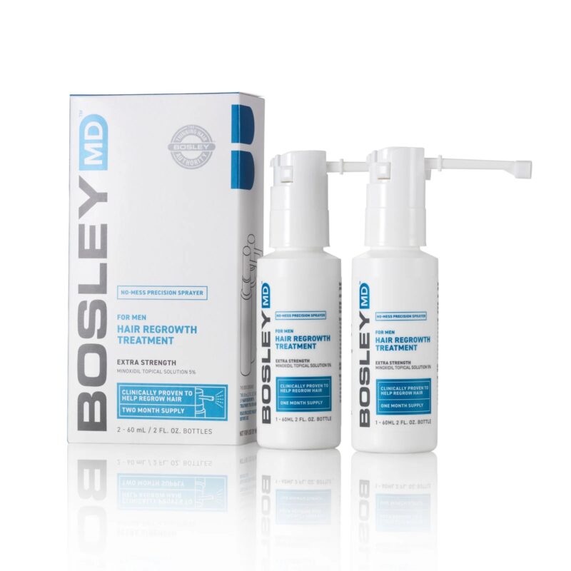 Bosley MD Men's Hair Regrowth Treatment 5% Sprayer - Reverse Generation Established in 2008