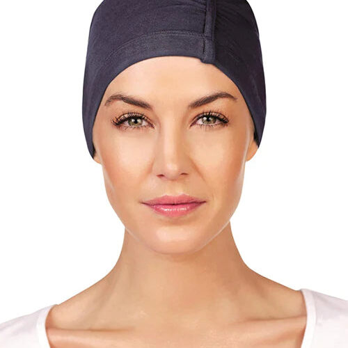 Christine Headwear Chandra Night Cap, Blue Melange - Reverse Generation