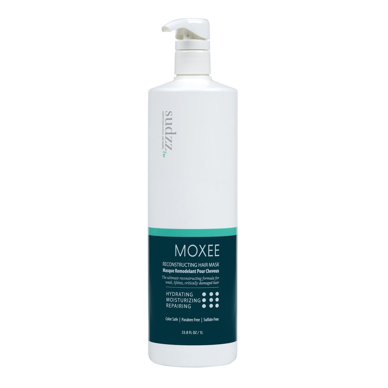 Sudzz FX Moxee Reconstructing Hair Mask Conditioner 10.1 OZ OR 33.8 OZ 2 Variants - Reverse Generation Established in 2008