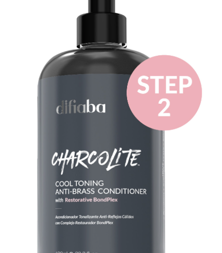 Difiaba Charcolite Cool Toning Anti-Brass Conditioner With Restorative BondPlex 20.3 oz - Reverse Generation