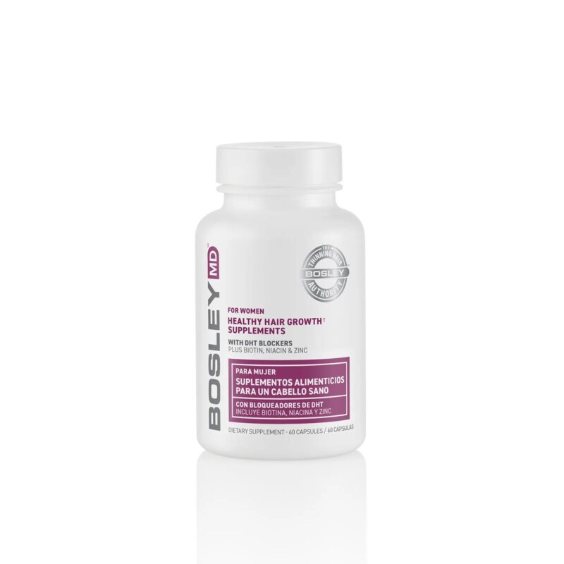 Bosley MD Women's Healthy Hair Regrowth Supplements, 50 Capsules - Reverse Generation Established in 2008