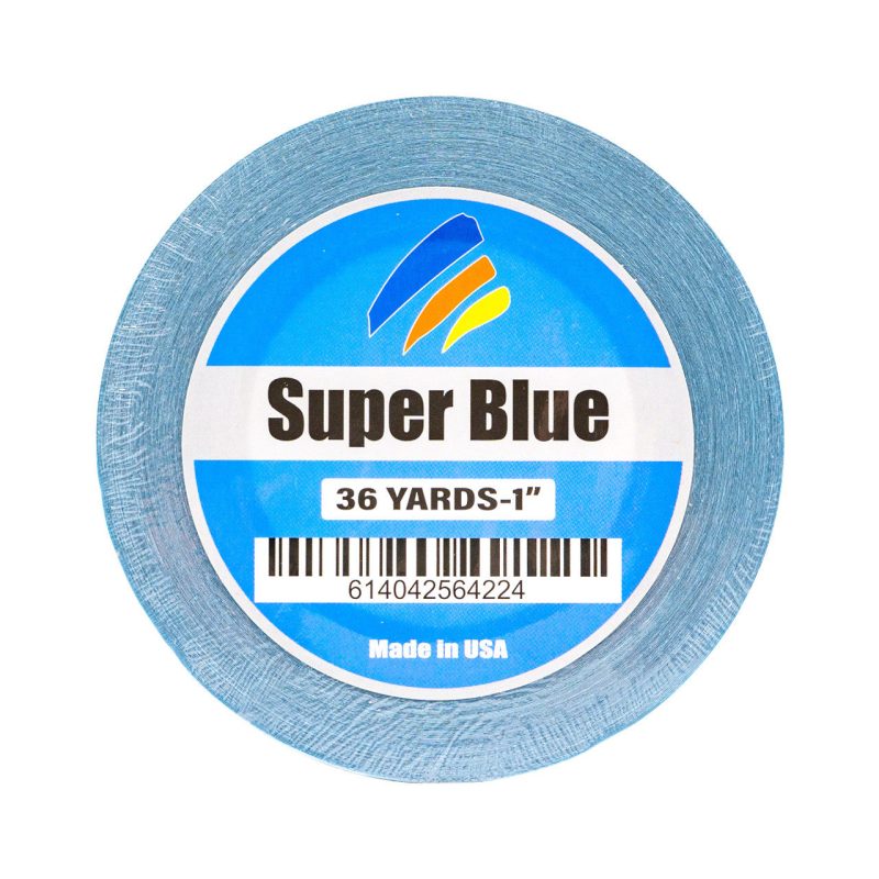 Super Blue Liner Lace Front Tape 1" x 36 Yards - Reverse Generation